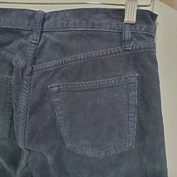 JOHN J. GALT Corduroy Straight Leg 30" Pants Cotton Button Fly Grey Womens Small - Picture 9 of 15